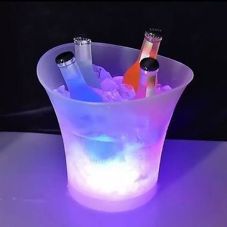 Cubo de Hielo LED Vino-Cerveza